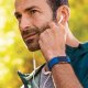 Fitbit Charge 2 OLED Braccialetto per rilevamento di attività Blu, Argento 3