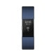 Fitbit Charge 2 OLED Braccialetto per rilevamento di attività Blu, Argento 4