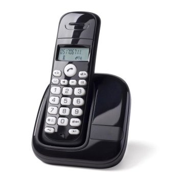 Nilox Vivavoce Telefono DECT Identificatore di chiamata Nero