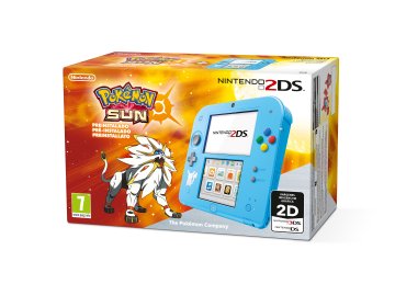 Nintendo 2DS + Pokémon Sun console da gioco portatile 8,97 cm (3.53") 1 GB Touch screen Wi-Fi Blu