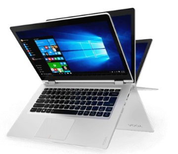 Lenovo Yoga 510 Intel® Core™ i5 i5-7200U Ibrido (2 in 1) 35,6 cm (14") Touch screen Full HD 8 GB DDR4-SDRAM 256 GB SSD AMD Radeon R5 M430 Windows 10 Home Bianco