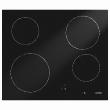 Gorenje ECT610SC Nero Da incasso Ceramica 4 Fornello(i)