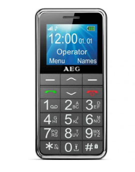 AEG VOXTEL SM250 cellulare 4,57 cm (1.8") Grigio Telefono per anziani