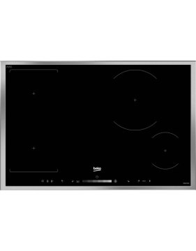 Beko HII 84500 FHTX piano cottura Nero Da incasso Piano cottura a induzione 4 Fornello(i)