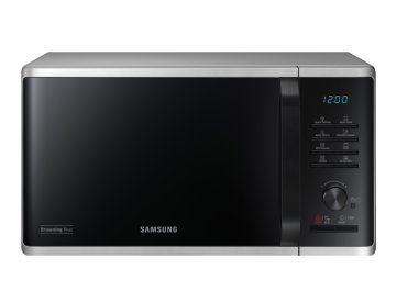 Samsung MG23K3515AS forno a microonde Superficie piana Microonde con grill 23 L 800 W Nero, Argento