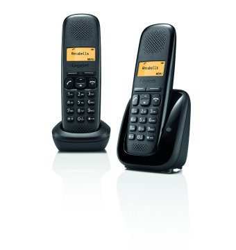 Gigaset A150 Duo Telefono DECT Nero