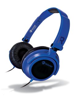 MySound Speak Smart Fluo Auricolare Cablato A Padiglione Musica e Chiamate Nero, Blu