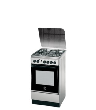 Indesit KN1G21S(X)/I Cucina Gas naturale Gas Acciaio inox A