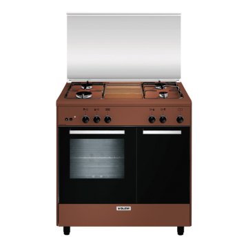 Glem Gas AR854GC cucina Elettrico/Gas Marrone A