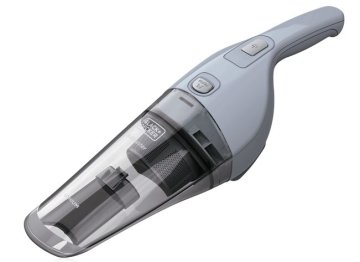 Nero & Decker NVB215W-QW aspirapolvere senza filo Grigio, Trasparente Senza sacchetto