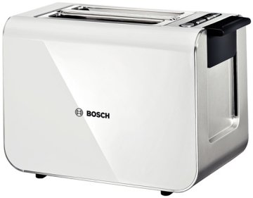 Bosch TAT8611 tostapane 2 fetta/e 860 W Antracite, Bianco
