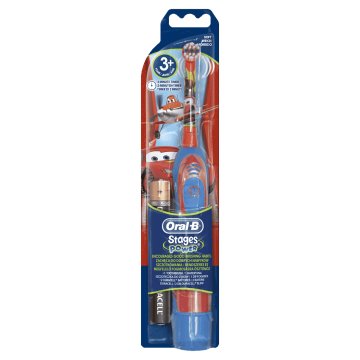 Oral-B 400KIDS spazzolino elettrico Bambino Spazzolino rotante Blu, Rosso