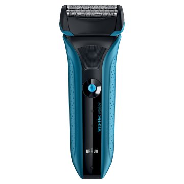 Braun WaterFlex WF2s Rasoio Trimmer Nero, Blu