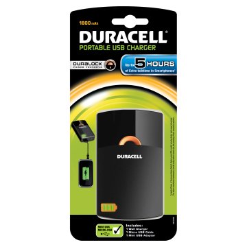 Duracell Mobile Charger Telefono cellulare Nero USB Interno, Esterno