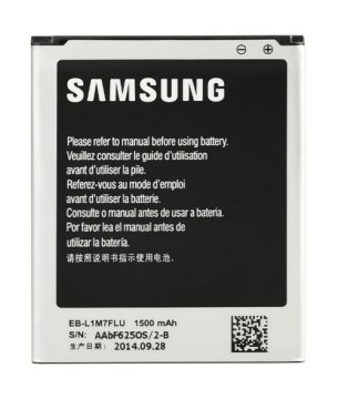 Samsung 1500mAh Li-Ion Batteria Nero, Argento