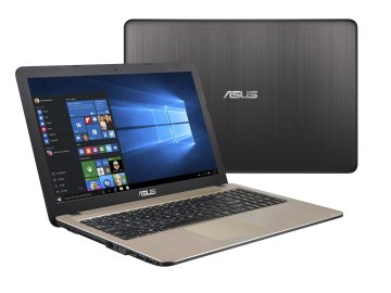 ASUS F540SC-XX051T laptop Intel® Pentium® N3700 Computer portatile 39,6 cm (15.6") 4 GB DDR3L-SDRAM 500 GB HDD NVIDIA® GeForce® 810M Windows 10 Home Nero, Cioccolato