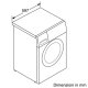 Siemens WM10B221II lavatrice Caricamento frontale 6 kg 1000 Giri/min Bianco 4