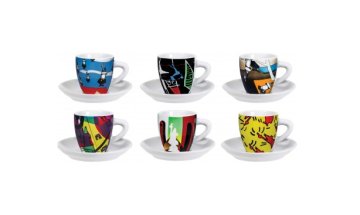 Bialetti Y0TZ013 tazza Multicolore Universale 6 pz