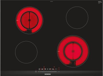 Siemens ET775FGP1E piano cottura Nero Da incasso Ceramica 4 Fornello(i)