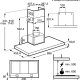 AEG DBE5960HG cappa aspirante Cappa aspirante a parete Nero, Acciaio inox 779 m³/h A 7