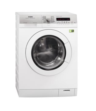 AEG L79489FL lavatrice Caricamento frontale 8 kg 1400 Giri/min Argento, Bianco