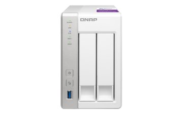 QNAP TS-231P server NAS e di archiviazione Desktop Annapurna Labs AL212 1 GB DDR3 QNAP Turbo System Grigio, Bianco