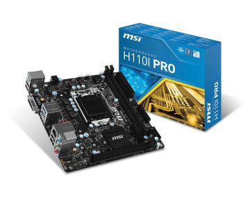 MSI H110I PRO Intel® H110 LGA 1151 (Socket H4) mini ITX