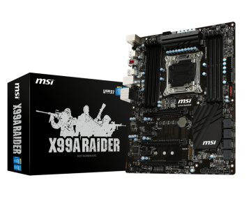 MSI X99A RAIDER Intel® X99 LGA 2011-v3 ATX