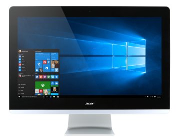 Acer Aspire Z3-715 Intel® Core™ i5 i5-6400T 60,5 cm (23.8") 1920 x 1080 Pixel Touch screen 8 GB DDR4-SDRAM 2 TB HDD PC All-in-one NVIDIA® GeForce® 940M Windows 10 Home Wi-Fi 5 (802.11ac) Nero, Argento
