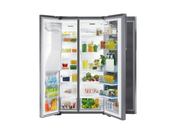 Samsung RH57H90707F frigorifero side-by-side Libera installazione 570 L Acciaio inossidabile