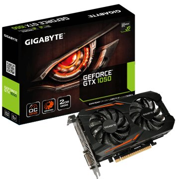 GIGABYTE GV-N1050OC-2GD scheda video NVIDIA GeForce GTX 1050 2 GB GDDR5