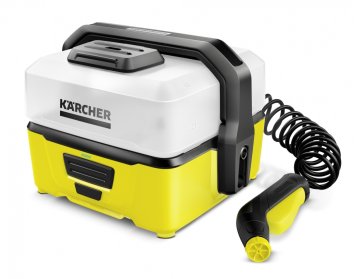 Kärcher Mobile Outdoor Cleaner OC 3 idropulitrice Compatta Elettrico 120 l/h Nero, Bianco, Giallo