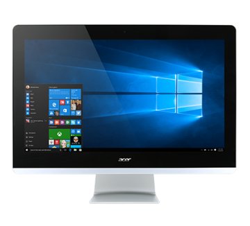Acer Aspire Z3-711 Intel® Core™ i3 i3-5005U 60,5 cm (23.8") 1920 x 1080 Pixel 4 GB DDR3L-SDRAM 1 TB HDD PC All-in-one Windows 10 Home Wi-Fi 5 (802.11ac) Nero, Argento