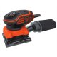 Black & Decker KA450-QS Levigatrice orbitale 16000 Giri/min Nero, Arancione 2