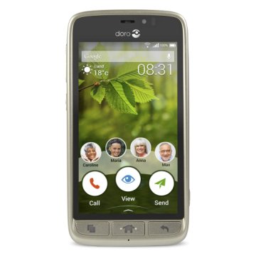 Doro Liberto 8031 11,4 cm (4.5") SIM singola Android 5.1 4G Micro-USB 8 GB 2000 mAh Champagne