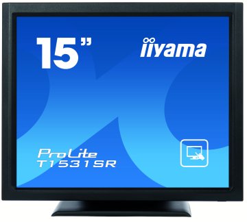 iiyama ProLite T1531SR-B3 Monitor PC 38,1 cm (15") 1024 x 768 Pixel LED Touch screen Da tavolo Nero