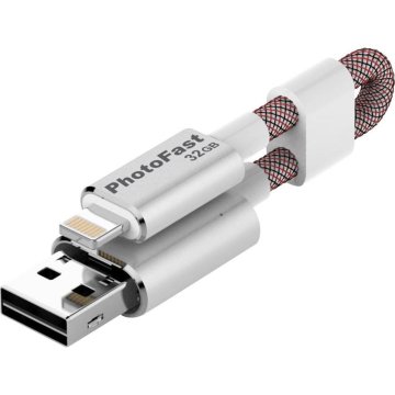 Photofast MemoriesCable Gen3 32GB unità flash USB USB Type-A / Lightning 3.2 Gen 1 (3.1 Gen 1) Argento