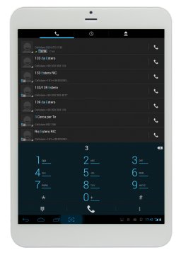 Mediacom SmartPad 8.0 Mobile 3G 8 GB 19,9 cm (7.85") Mediatek 1 GB Android Argento, Bianco