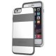 Celly Voyager custodia per cellulare Cover Grigio, Bianco 2