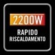 Imetec Living Air M2-100 Interno Arancione, Bianco 2200 W Riscaldatore ambiente elettrico con ventilatore 3