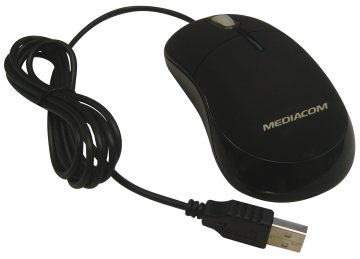 Mediacom EasyOptical BX32 mouse Ufficio Ambidestro USB tipo A Ottico 1200 DPI