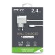 PNY P-AC-LN-SEU01-RB Caricabatterie per dispositivi mobili Smartphone, Tablet Grigio, Bianco Interno 5