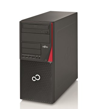 Fujitsu ESPRIMO P956/E90+ Intel® Core™ i7 i7-6700 16 GB DDR4-SDRAM 1 TB HDD NVIDIA® GeForce® GTX 745 Windows 10 Pro Desktop PC Nero, Rosso