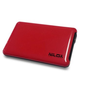 Nilox DH0002RD contenitore di unità di archiviazione Custodia per Disco Rigido (HDD) Rosso 2.5"