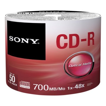 Sony CD-R 48x, 50 700 MB 50 pz