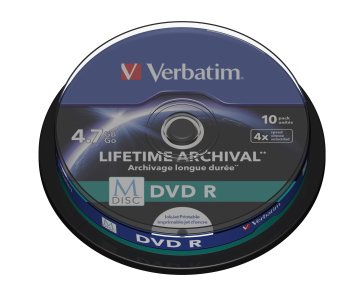 Verbatim M-Disc DVD R 4,7 GB 10 pz