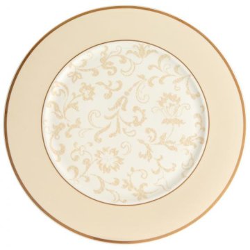 Villeroy & Boch Ivoire Buffet Piatto da portata Rotondo Porcellana Beige, Oro 1 pz