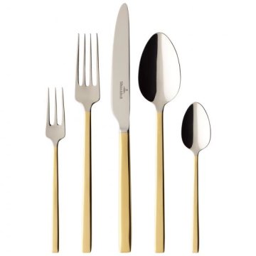 Villeroy & Boch 1264479050 set di posate 30 pz Oro, Stainless steel