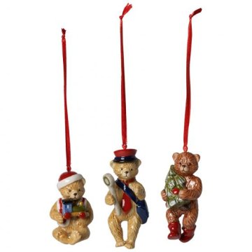 Villeroy & Boch Nostalgic Ornaments Ornamento per albero di Natale Porcellana Multicolore 3 pz