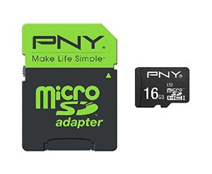 PNY 16GB High Performance MicroSDHC 80MB/s UHS-I Classe 10